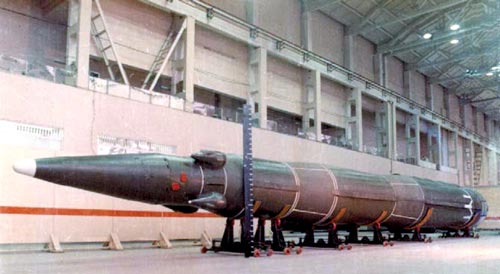 Ракета 15Ж58 комплекса «Тополь». militaryrussia.ru