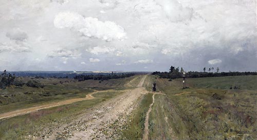 Исаак Левитан. Владимирка. wikimedia
