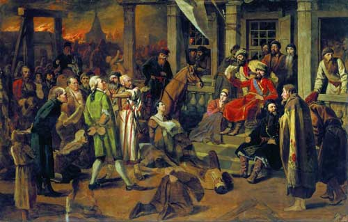 Василий Перов «Суд Пугачева» (1879)