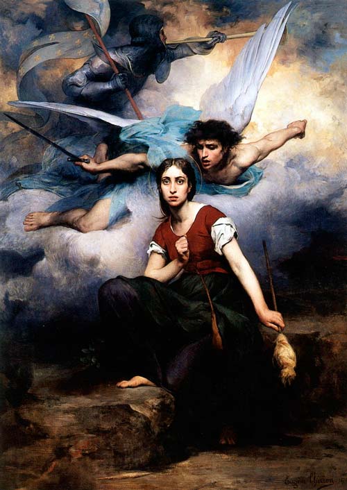 «Жанна слышит голоса». Эжен Тирион, 1876 год. wikimedia