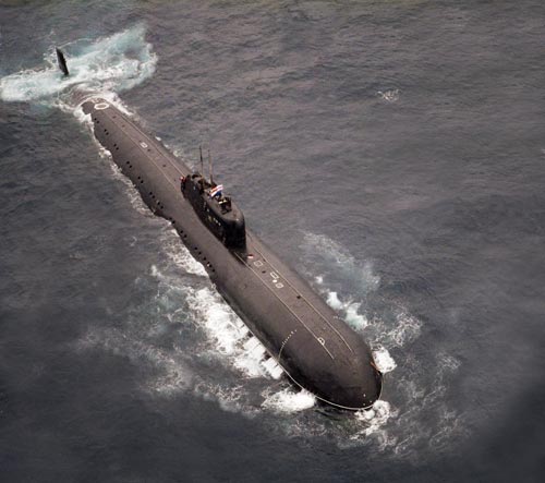 Бывшая ПЛАРК К-43 проекта 670, состоящая на вооружении ВМФ «Индии» под названием Chakra. Фото: wikipedia.org