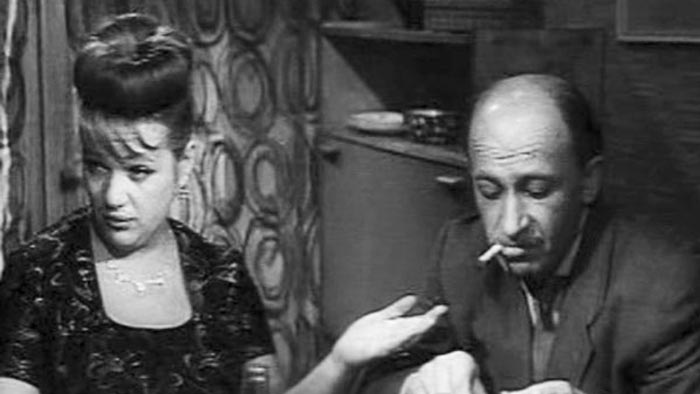 Галина Волчек и Евгений Евстигнеев в фильме «Строится мост», 1965 год