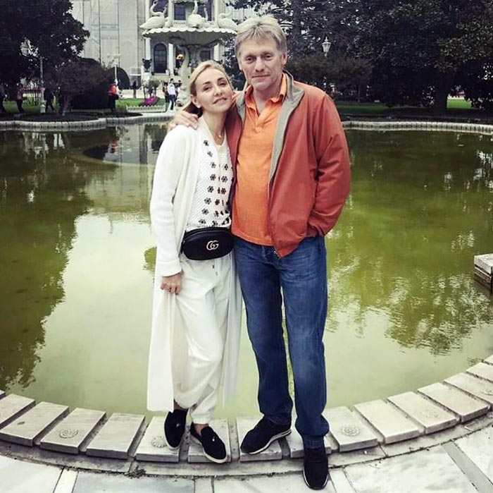 Татьяна Навка с супругом Дмитрием Песковым. Источник - instagram.com/spletnik_ru