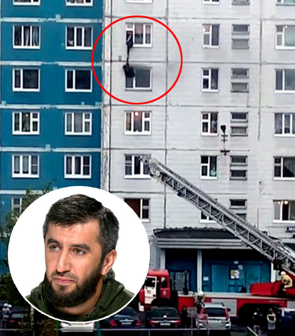 Омаров смог поднять девушку на этаж выше