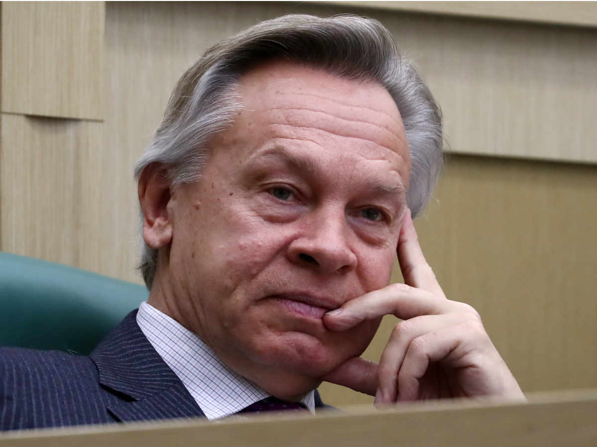 Алексей Пушков Сенатор прокомментировал протест Украины из-за парадов в Крыму и Донбассе