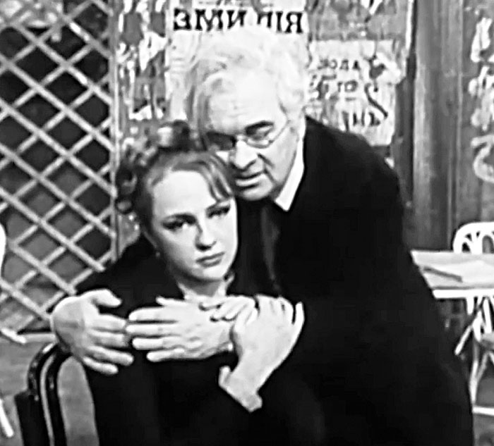 Фильм-спектакль «Таланты и поклонники», 1969 г., Негина - Екатерина Градова, Мартын Прокофьич - Максим Штраух