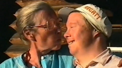 Ия САВВИНА с сыном Сергеем. Фото: 1tv.ru