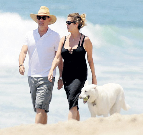 Собак ХЭНКС любит со времен съёмок в 1989 году в фильме «Тернер и Хуч». А за год до этого он женился во второй раз - на Рите УИЛСОН