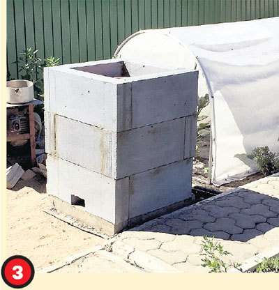 Стены также из газобетона