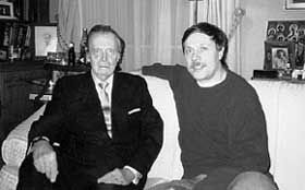 С ВЕЛИКИМ КНЯЗЕМ ВЛАДИМИРОМ КИРИЛЛОВИЧЕМ: во время его первого визита в Россию в 90-м году