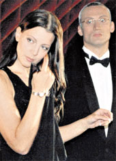 С ЕВГЕНИЕЙ КРЮКОВОЙ: в телефильме «Умножающий печаль»