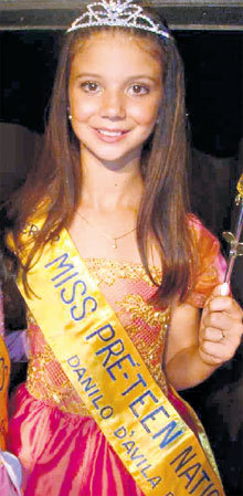 Юная красавица Лиечка ЛАТЫПОВА мечтает стать супермоделью