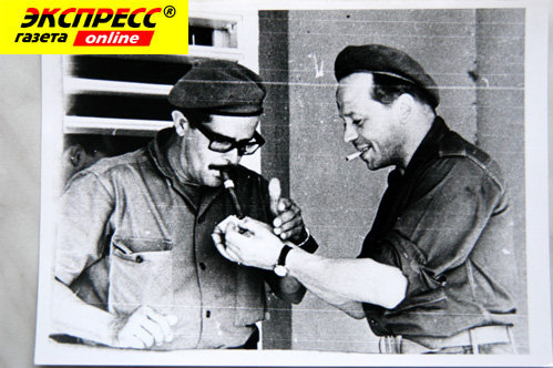 Отец Тимур ГАЙДАР (справа)