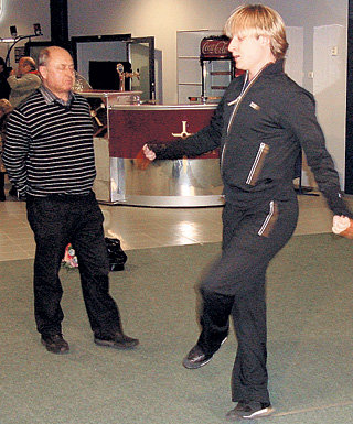 С любимым тренером Алексеем МИШИНЫМ